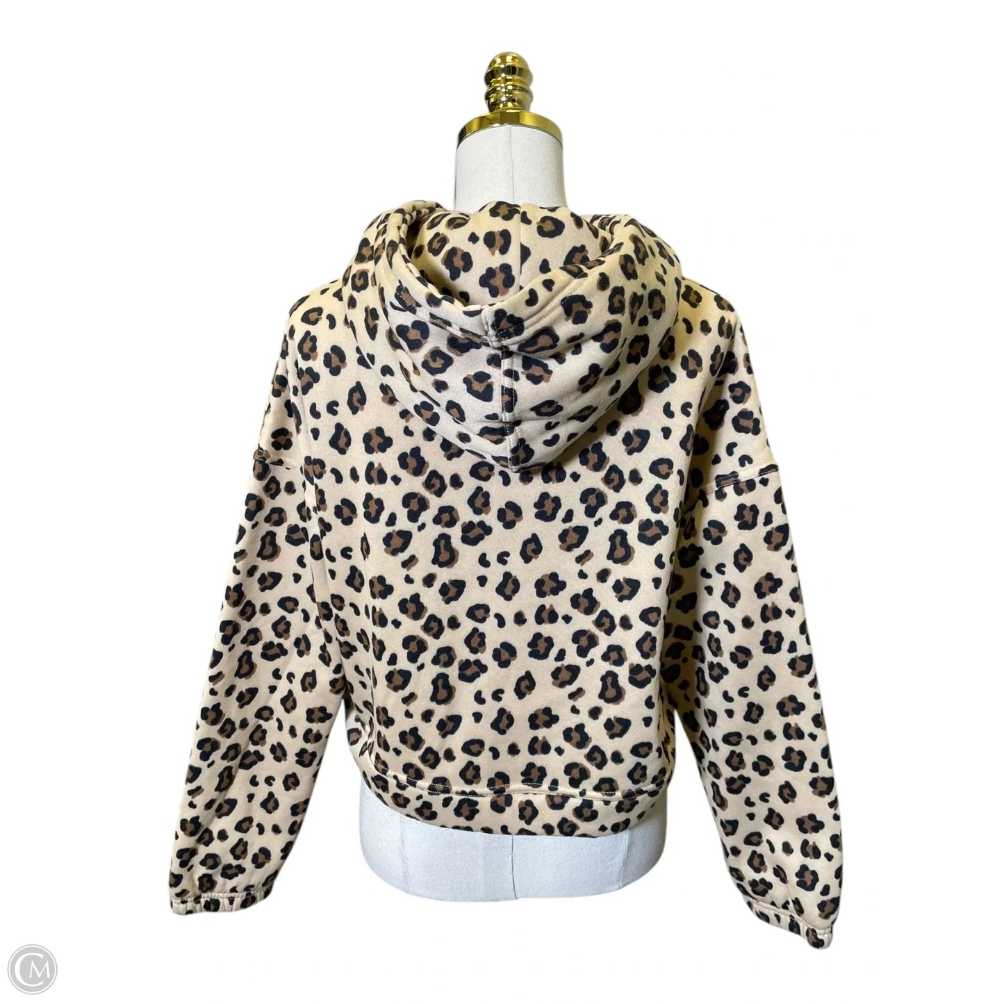 Sweatshirt Hoodie By Bebe In Animal Print, Size: L