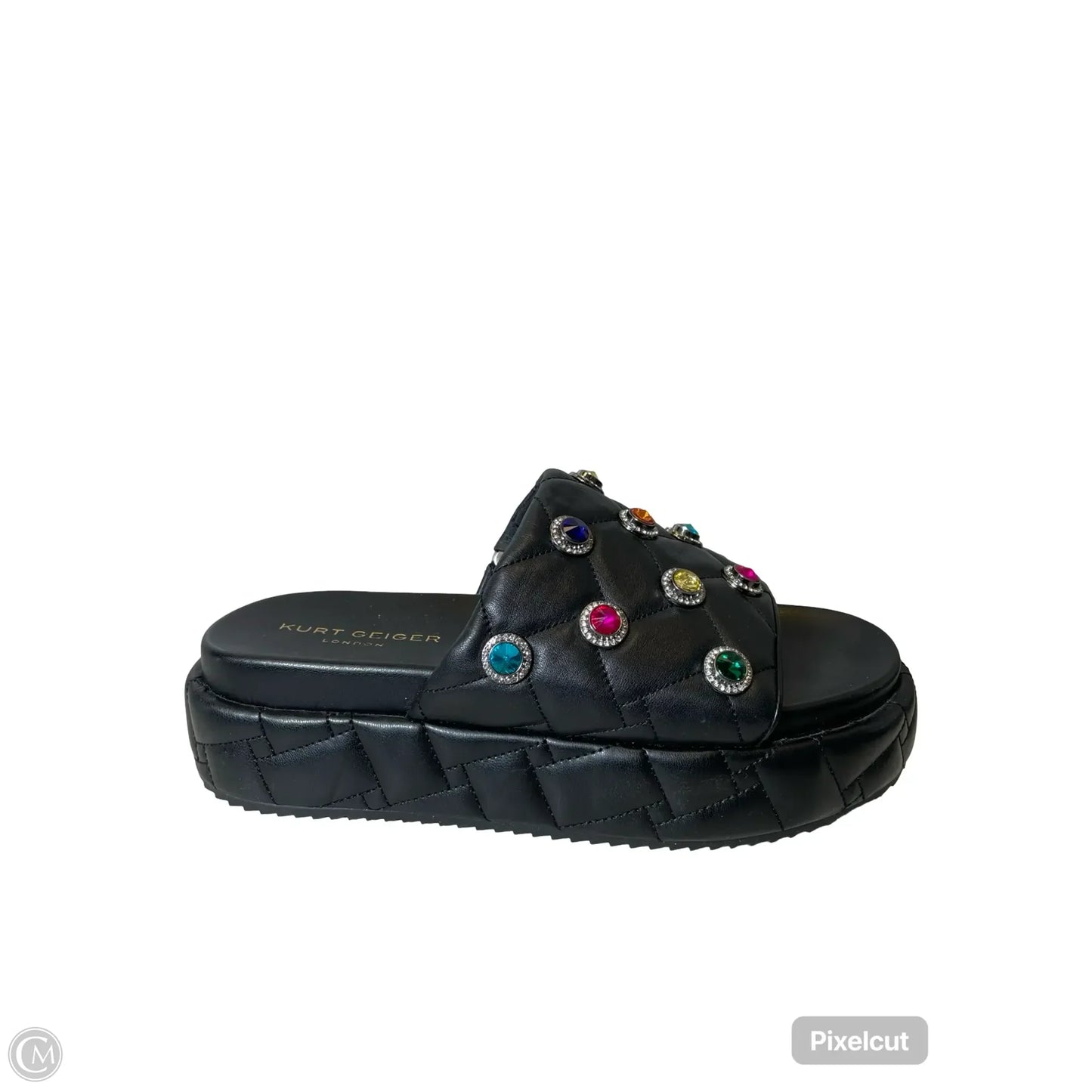Sandals Designer By Kurt Geiger In Black, Size: 10.5