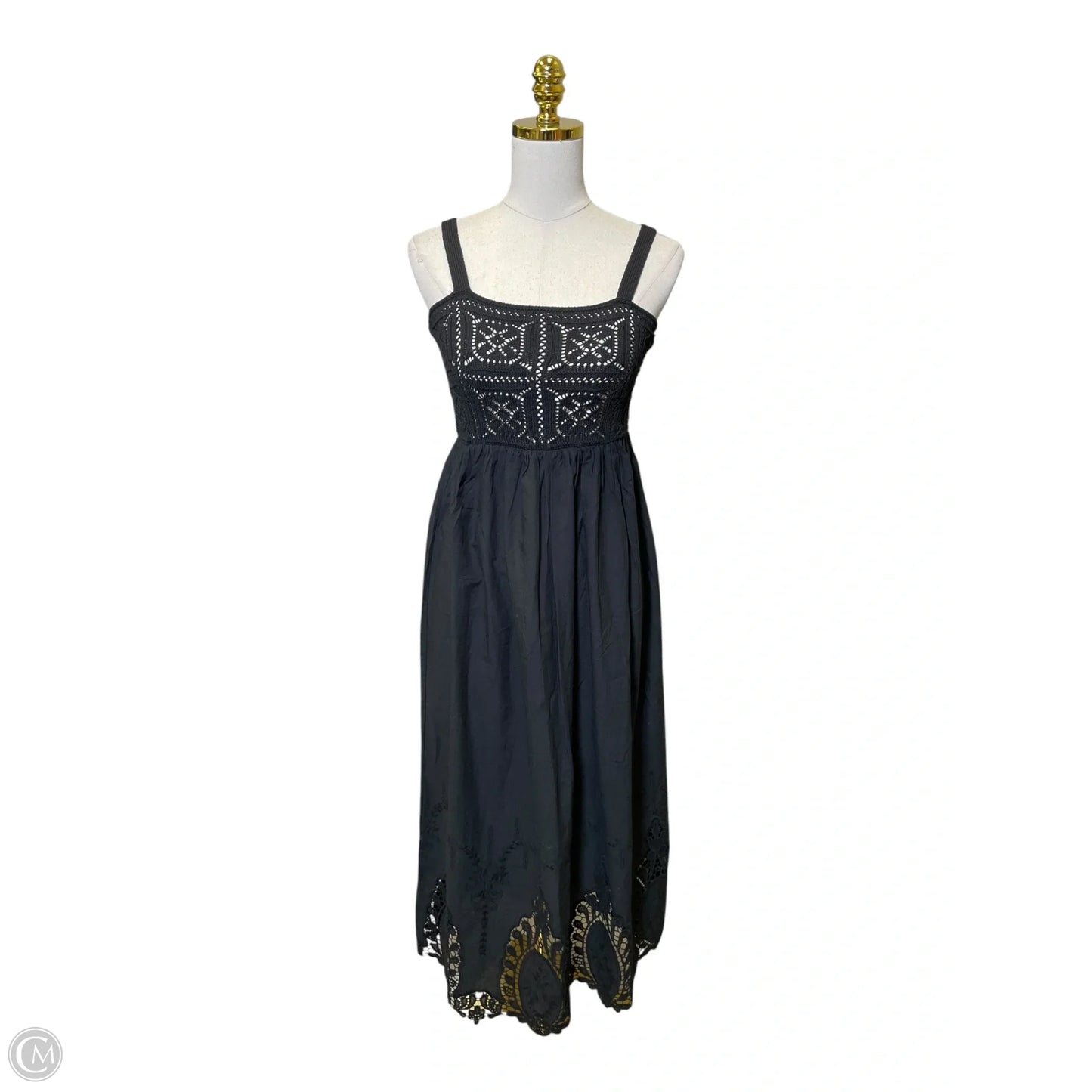 Dress Casual Maxi By Zara In Black, Size: S
