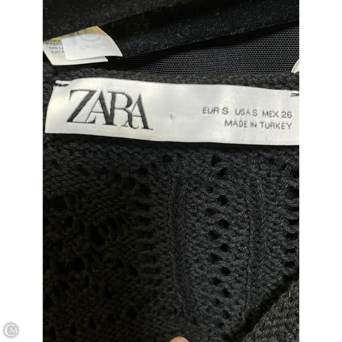 Dress Casual Maxi By Zara In Black, Size: S