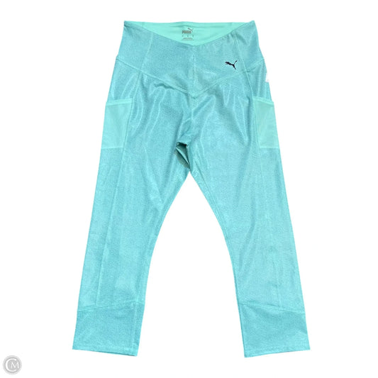 Athletic Capris By Puma In Blue, Size: M