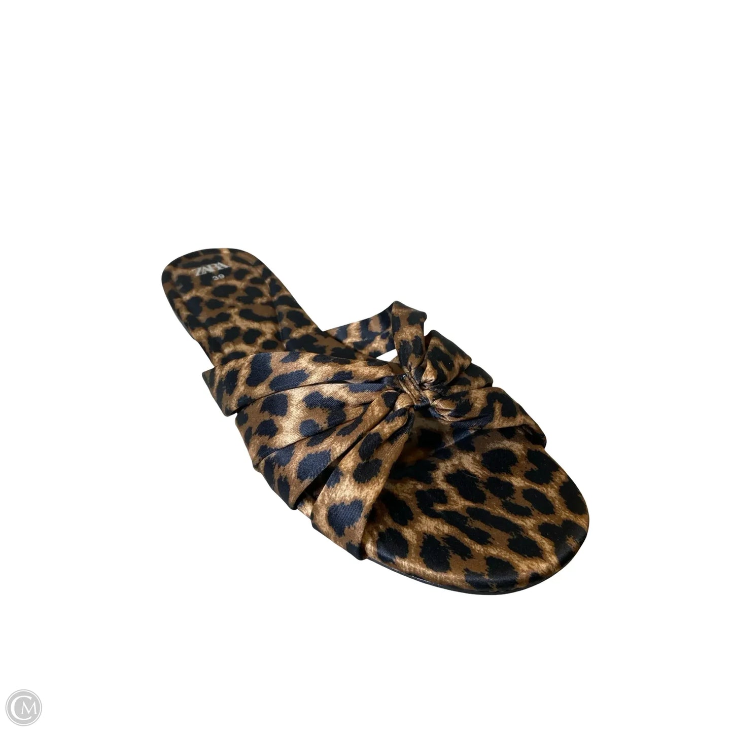 Sandals Flats By Zara In Animal Print, Size: 8.5
