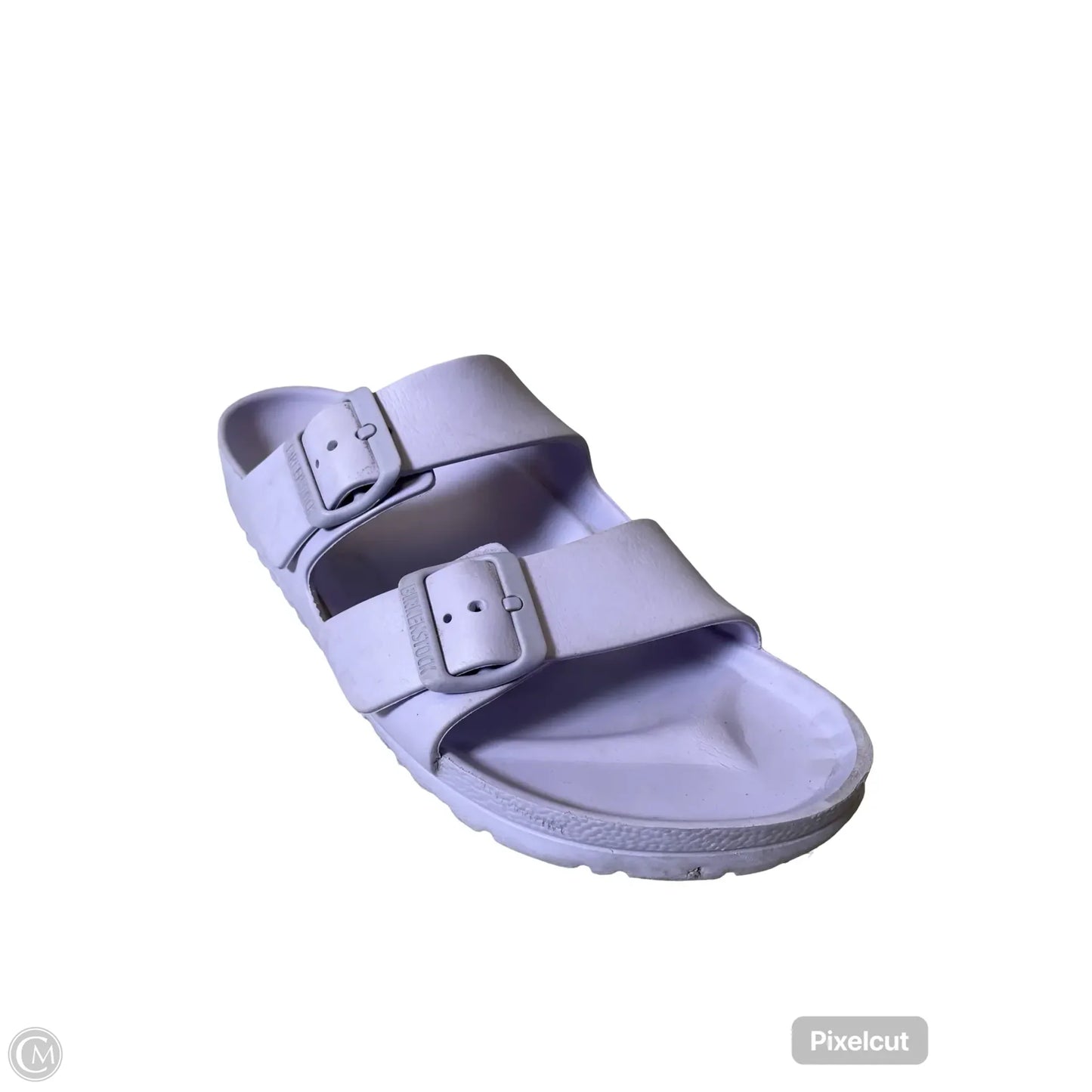Sandals Flats By Birkenstock In Purple, Size: 10