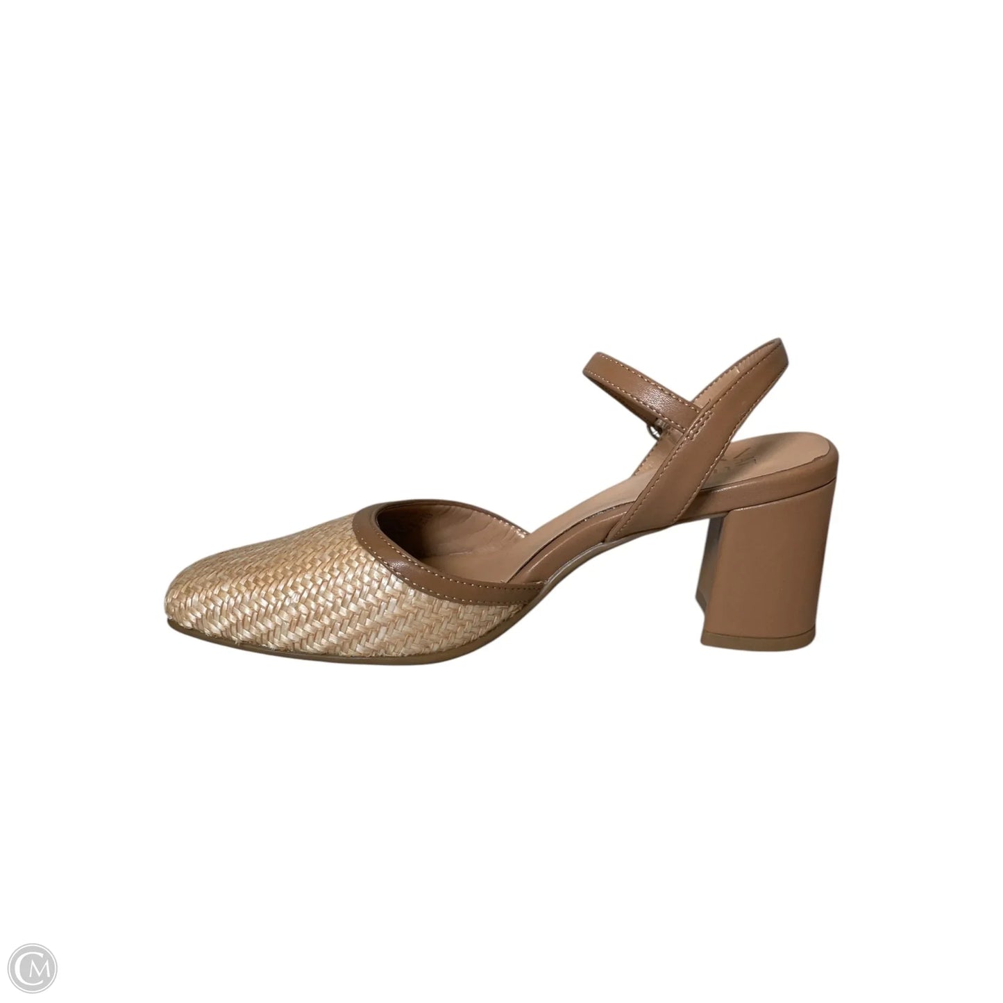 Sandals Designer By Stuart Weitzman In Beige, Size: 6.5