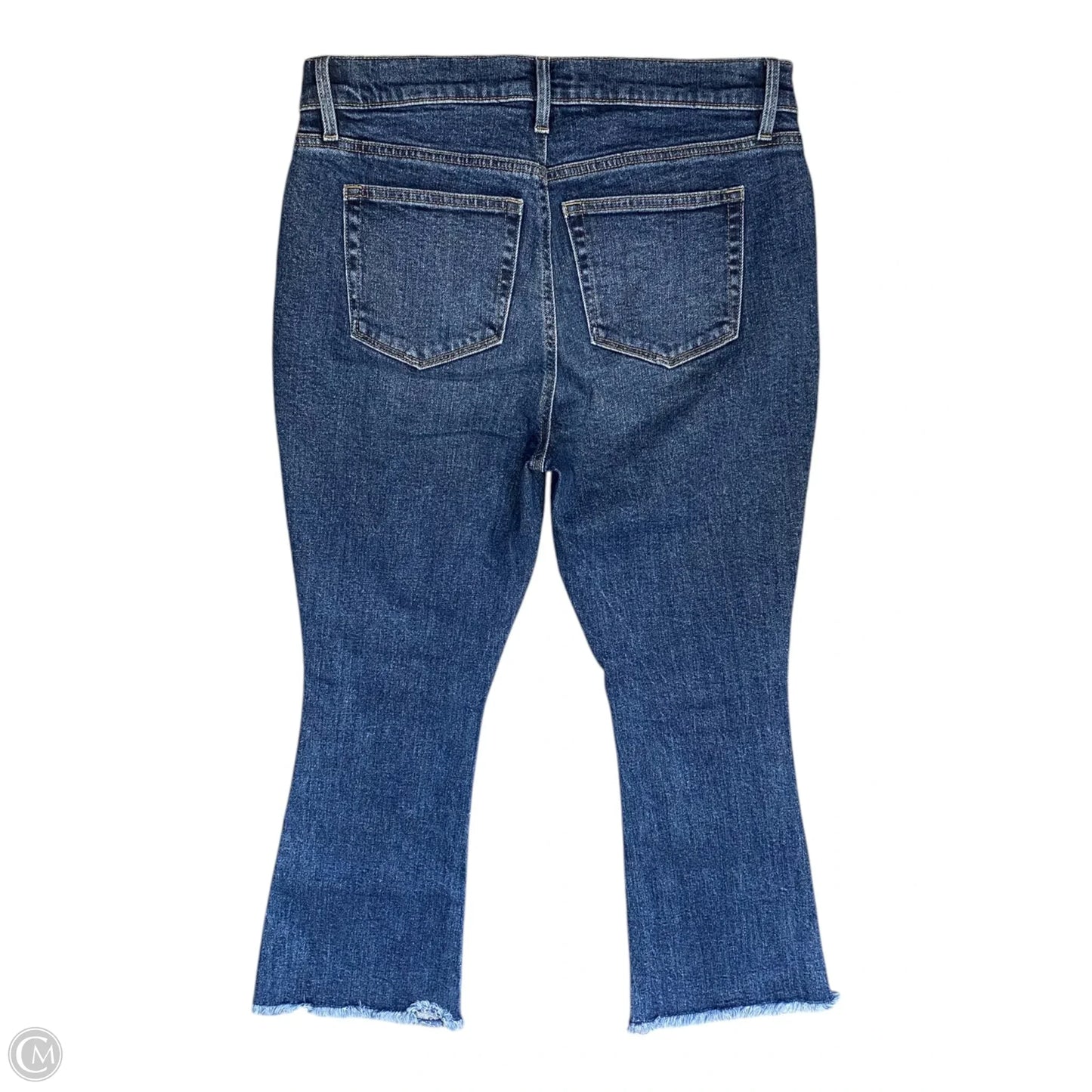 Jeans Cropped By Loft In Blue Denim, Size: 4p