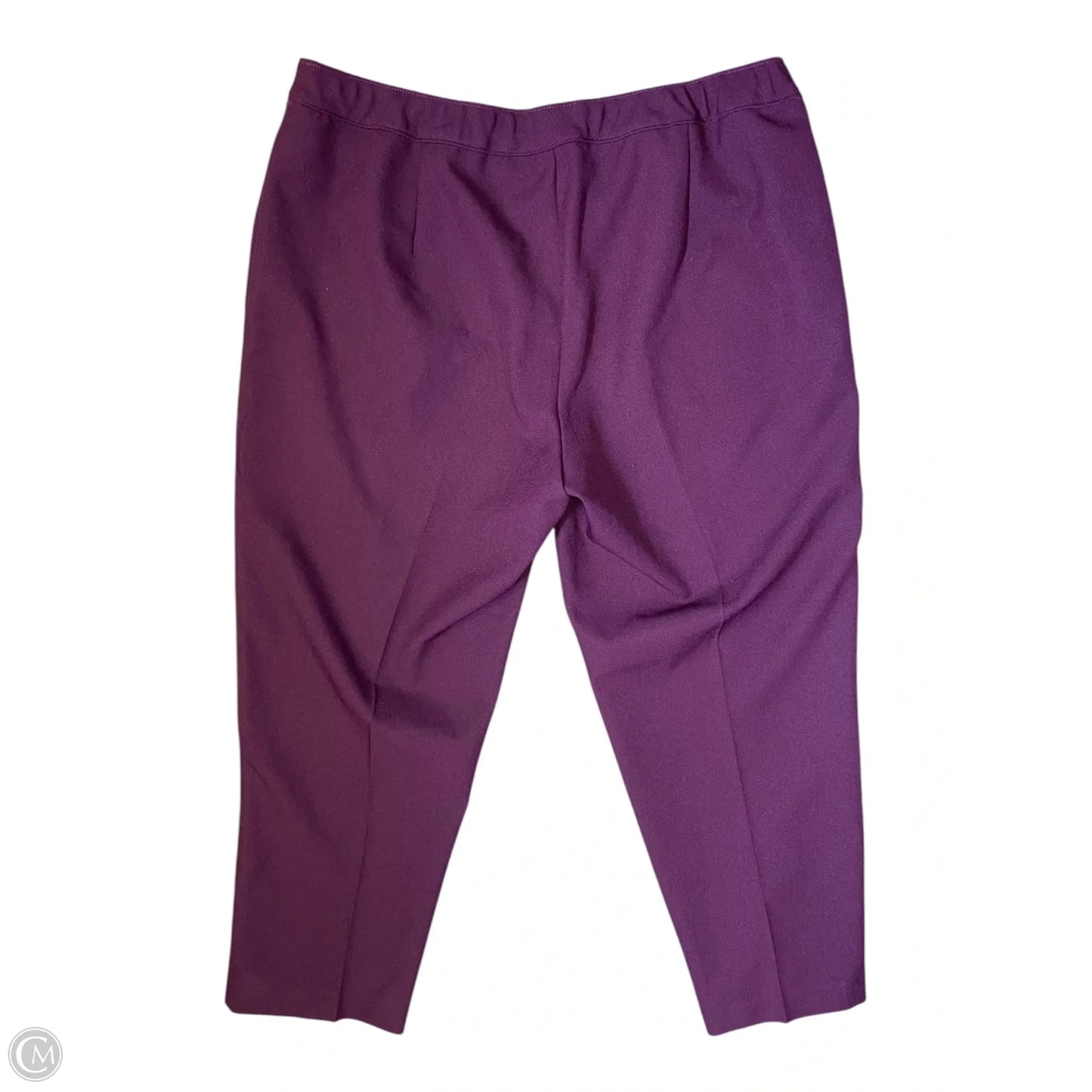 Pants Cropped By Clothes Mentor In Purple, Size: 20