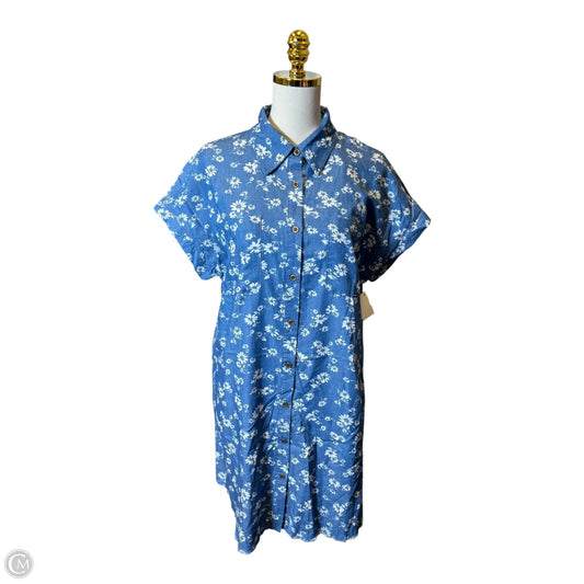 Dress Casual Short By Vanilla Bay In Floral Print, Size: L
