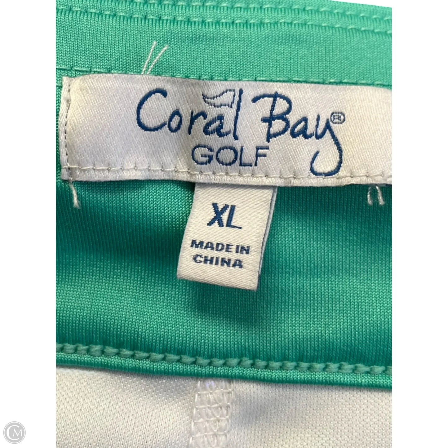 Skort By Coral Bay In Green, Size: Xl