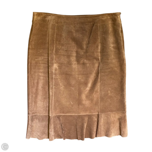 Skirt Mini & Short By Clothes Mentor In Brown, Size: 8