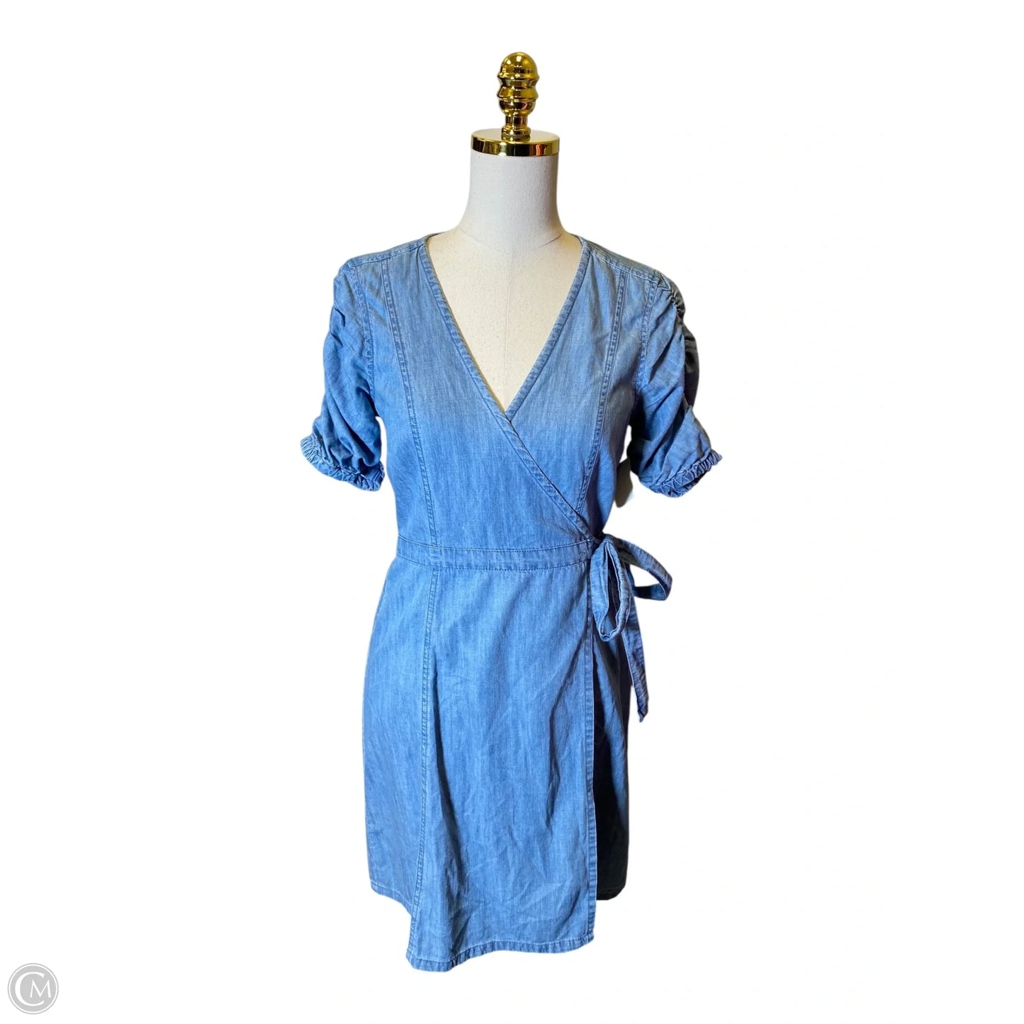 Dress Casual Short By Madewell In Blue Denim, Size: S