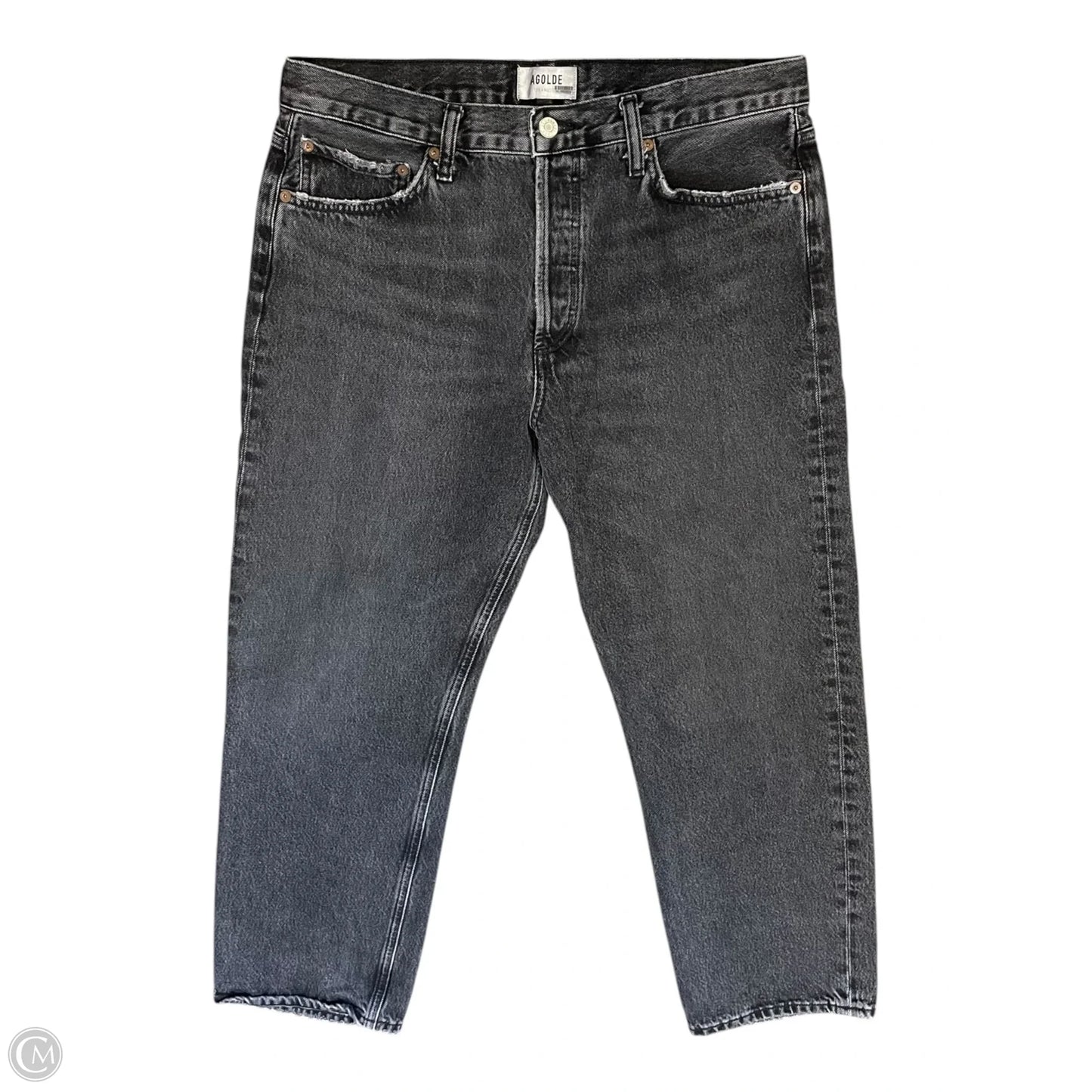 Jeans Straight By Agolde In Grey, Size: 10