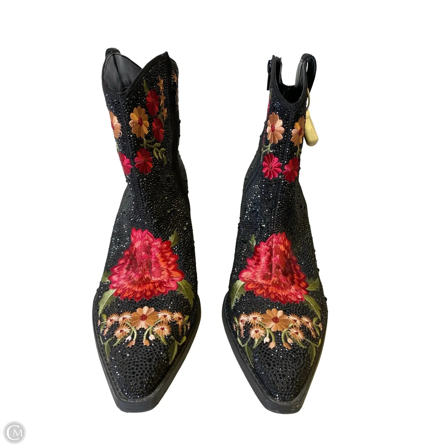 Boots Western By Inc In Floral Print, Size: 10