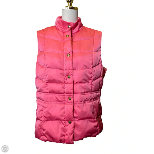 Vest Designer By Lilly Pulitzer In Pink, Size: XL