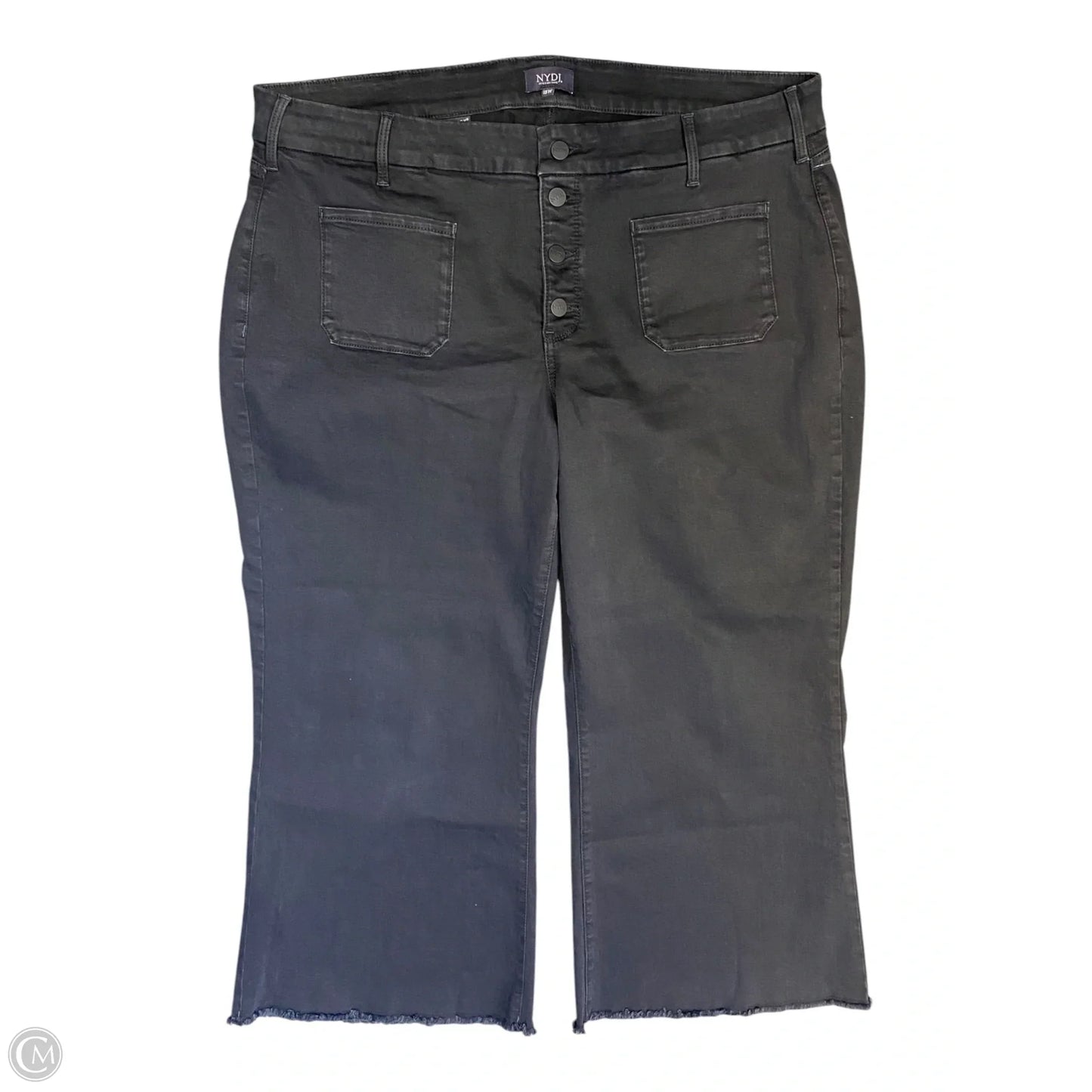 Jeans Wide Leg By Clothes Mentor In Black, Size: 18