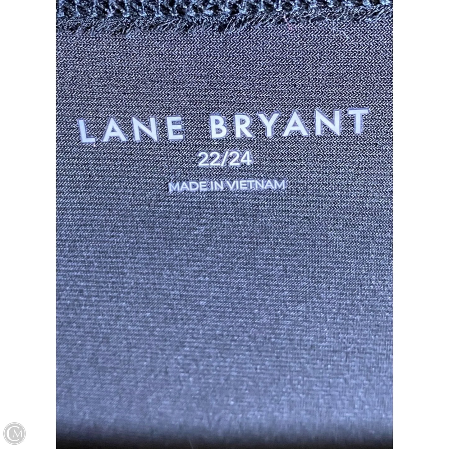 Top Sleeveless By Lane Bryant In Black, Size: 22