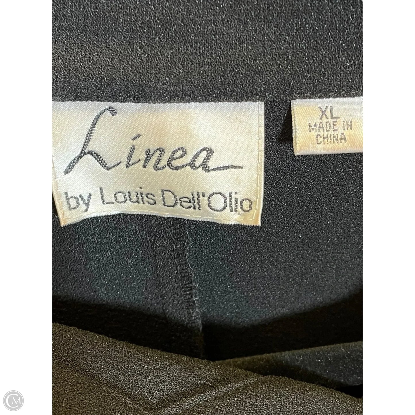 Kimono By Linea By Louis Dellolio In Black, Size: Xl