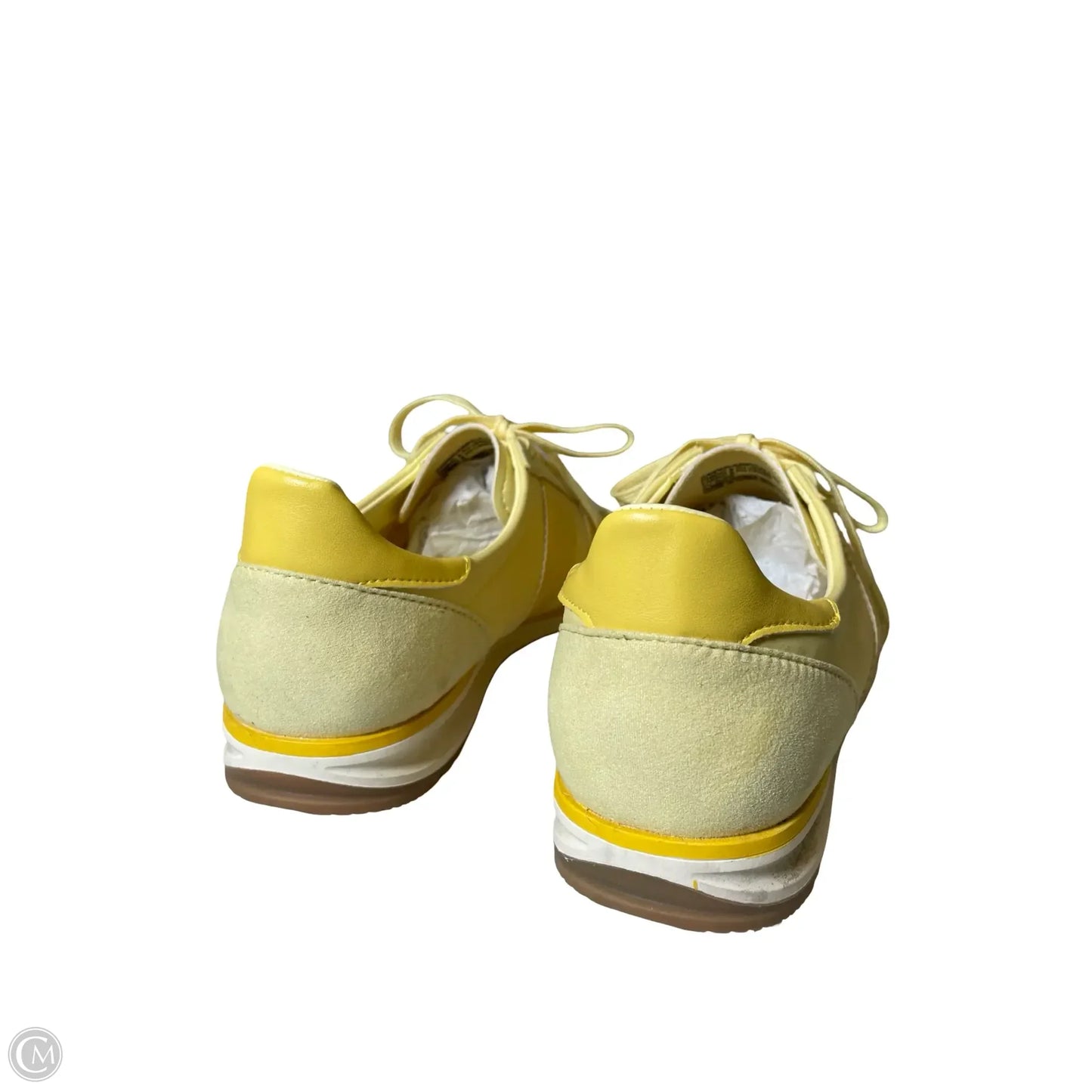 Shoes Sneakers By Madden Girl In Yellow, Size: 7.5