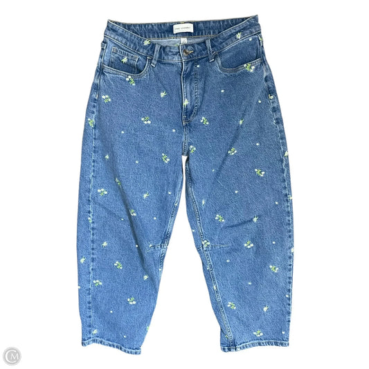 Jeans Cropped By Free Assembly In Blue Denim, Size: 6