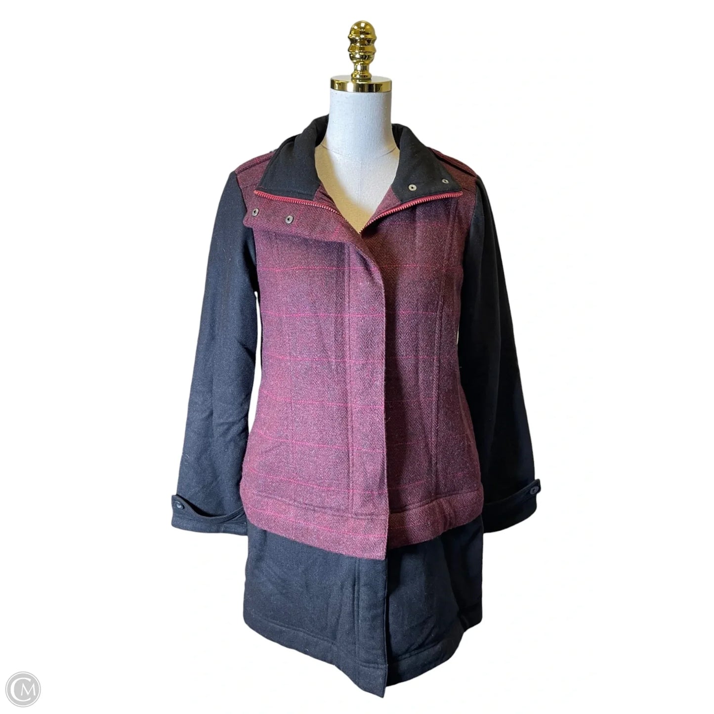 Jacket Puffer & Quilted By Prana In Maroon, Size: S