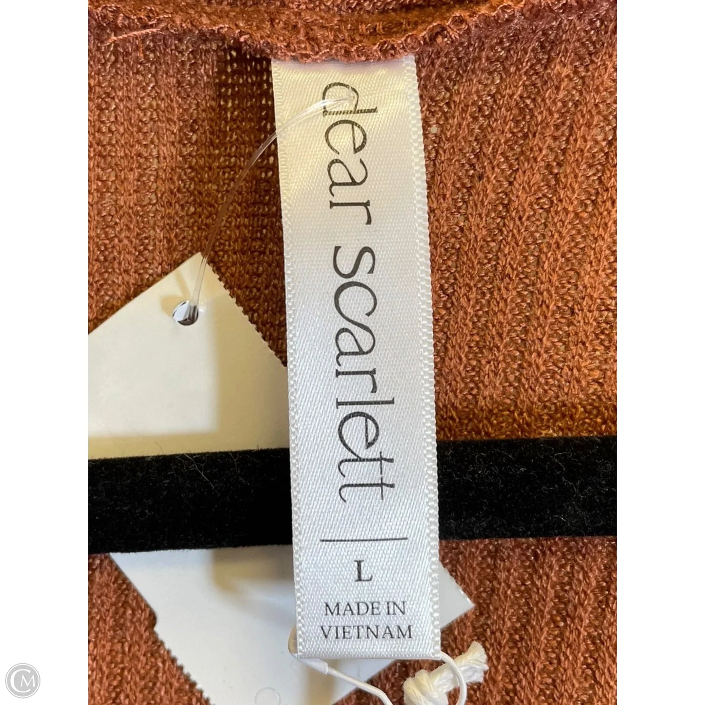 Sweater Cardigan By Dear Scarlett In Brown, Size: L