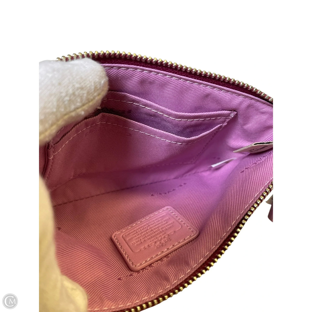 Wristlet Designer By Coach, Size: Medium
