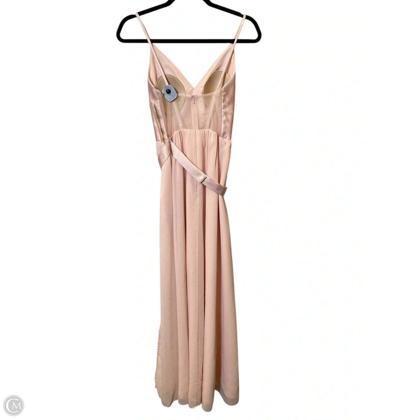 Dress Designer By Vera Wang In Peach, Size: 0