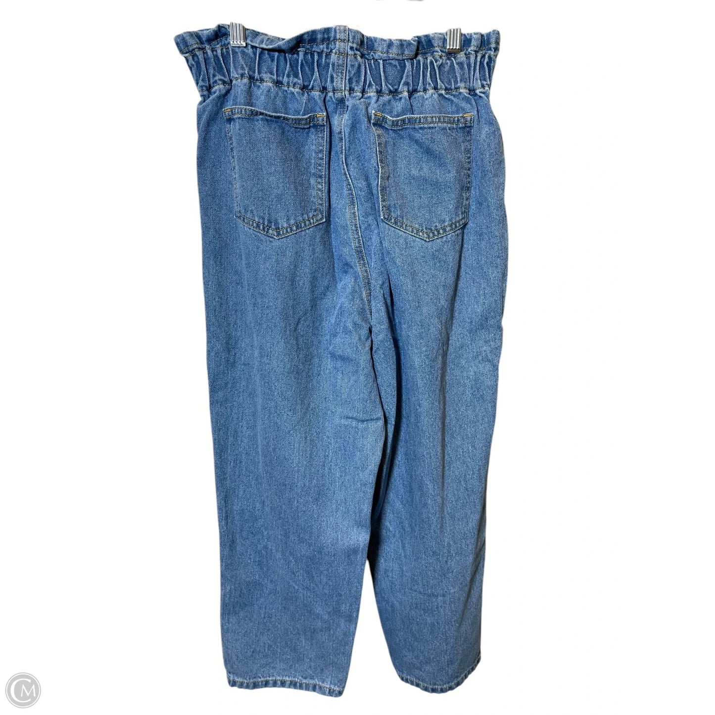 Jeans Cropped By Clothes Mentor In Blue, Size: L