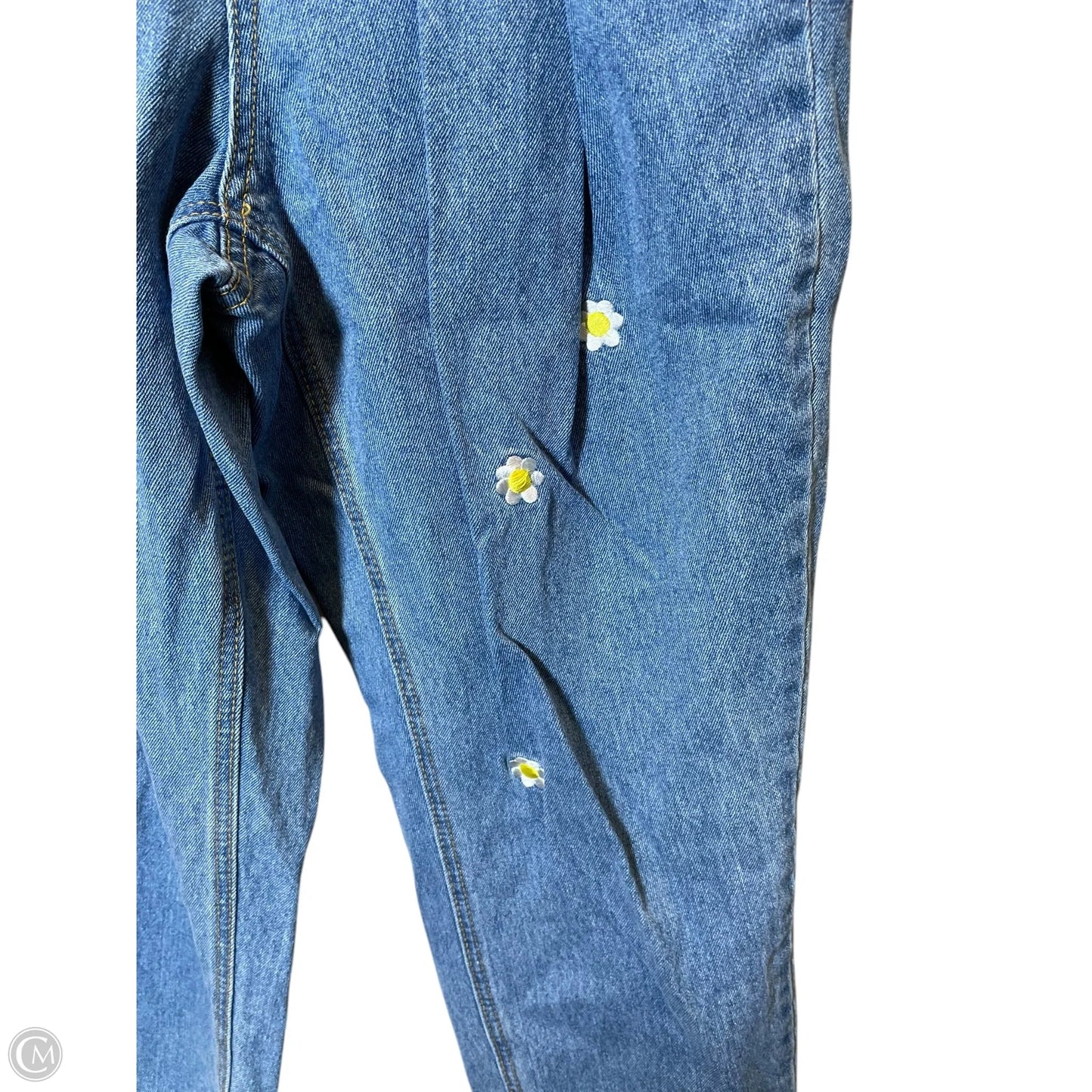 Jeans Cropped By Clothes Mentor In Blue, Size: L