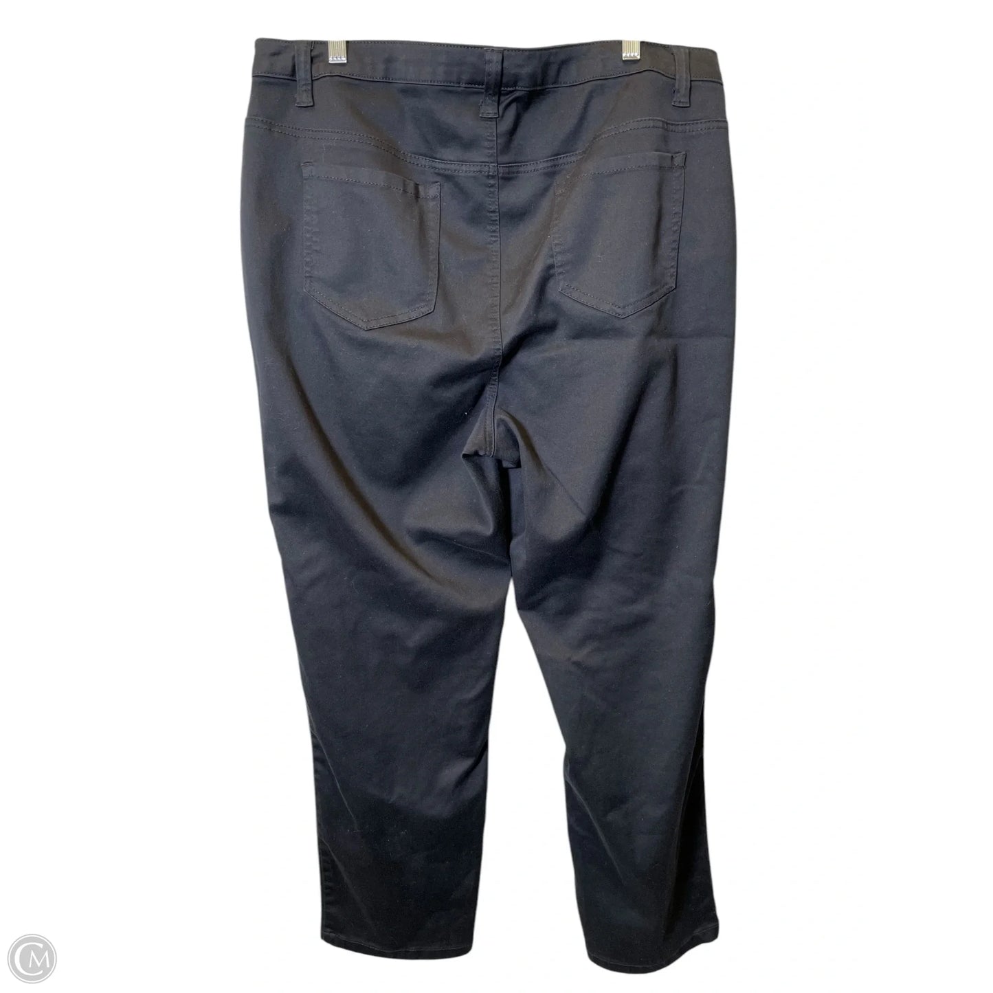 Jeans Straight By Catherines In Black, Size: 20