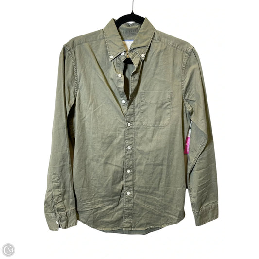 Blouse Long Sleeve By American Eagle In Green, Size: Xs