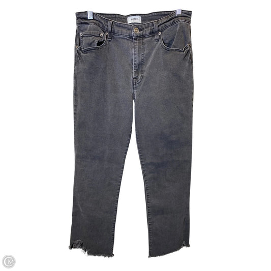 Jeans Straight By Pistola In Grey, Size: 10