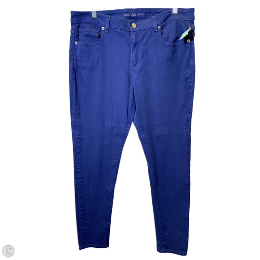 Jeans Designer By Michael Kors In Navy, Size: 12