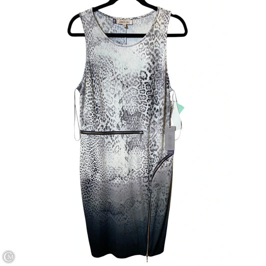Dress Casual Midi By Jennifer Lopez In Animal Print, Size: 16