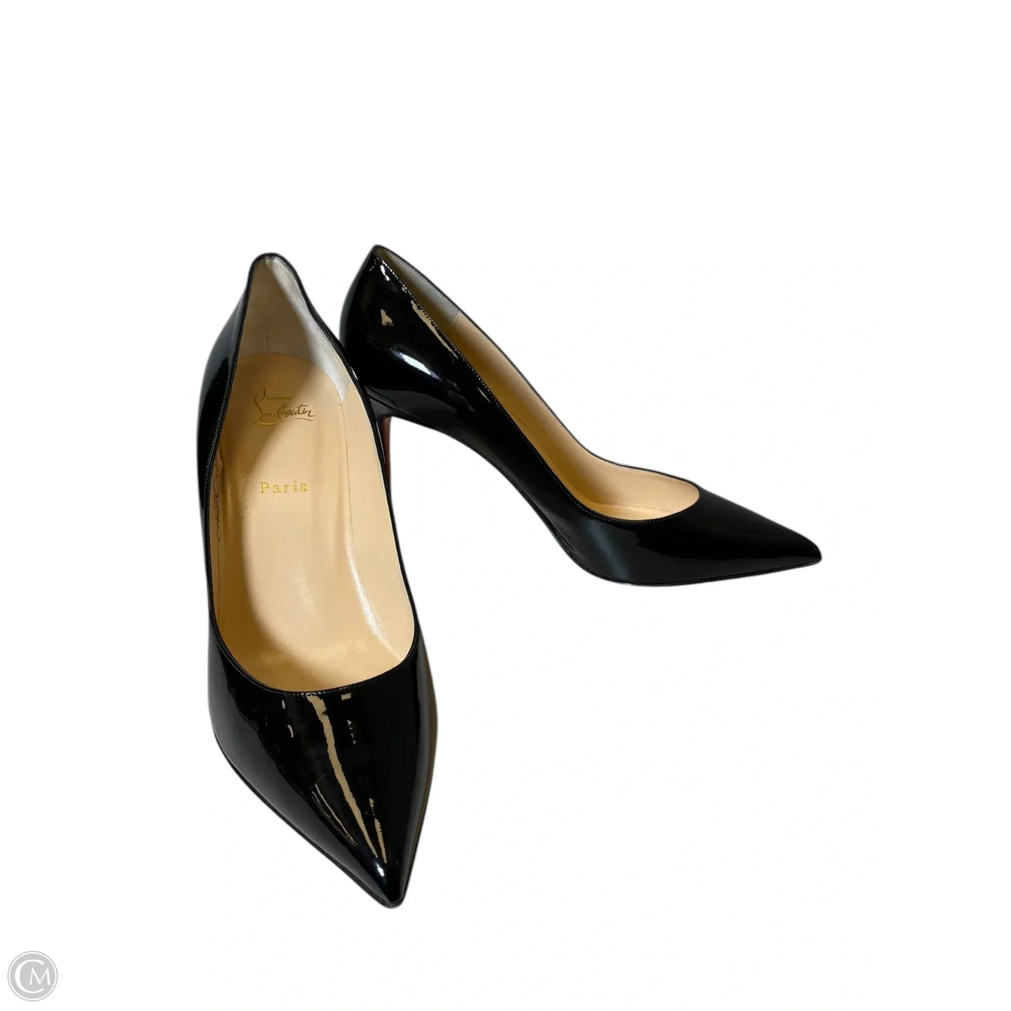 Shoes Luxury Designer By Christian Louboutin In Black, Size: 43