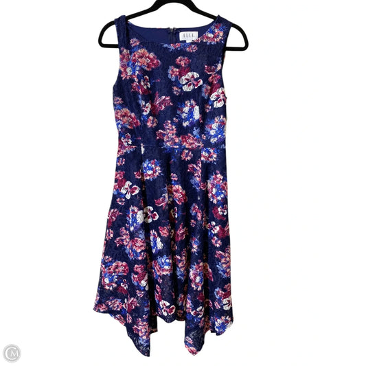 Dress Casual Midi By Elle In Multi-colored, Size: S