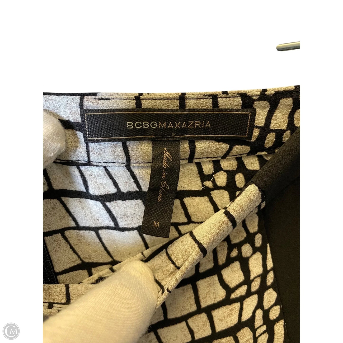 Skirt Maxi By Bcbg In Black & Grey, Size: M