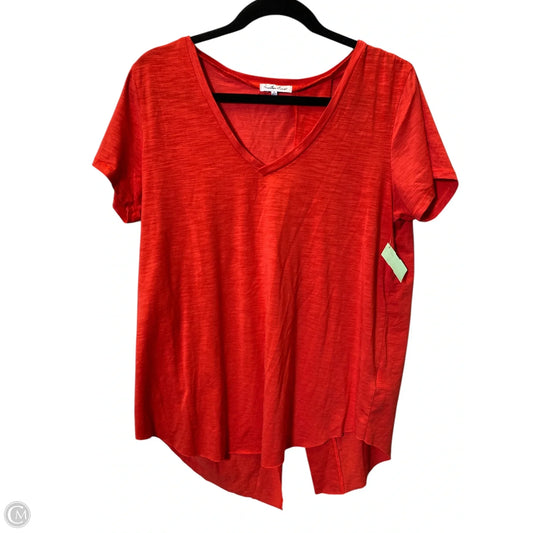 Athletic Top Short Sleeve By Clothes Mentor In Red, Size: M