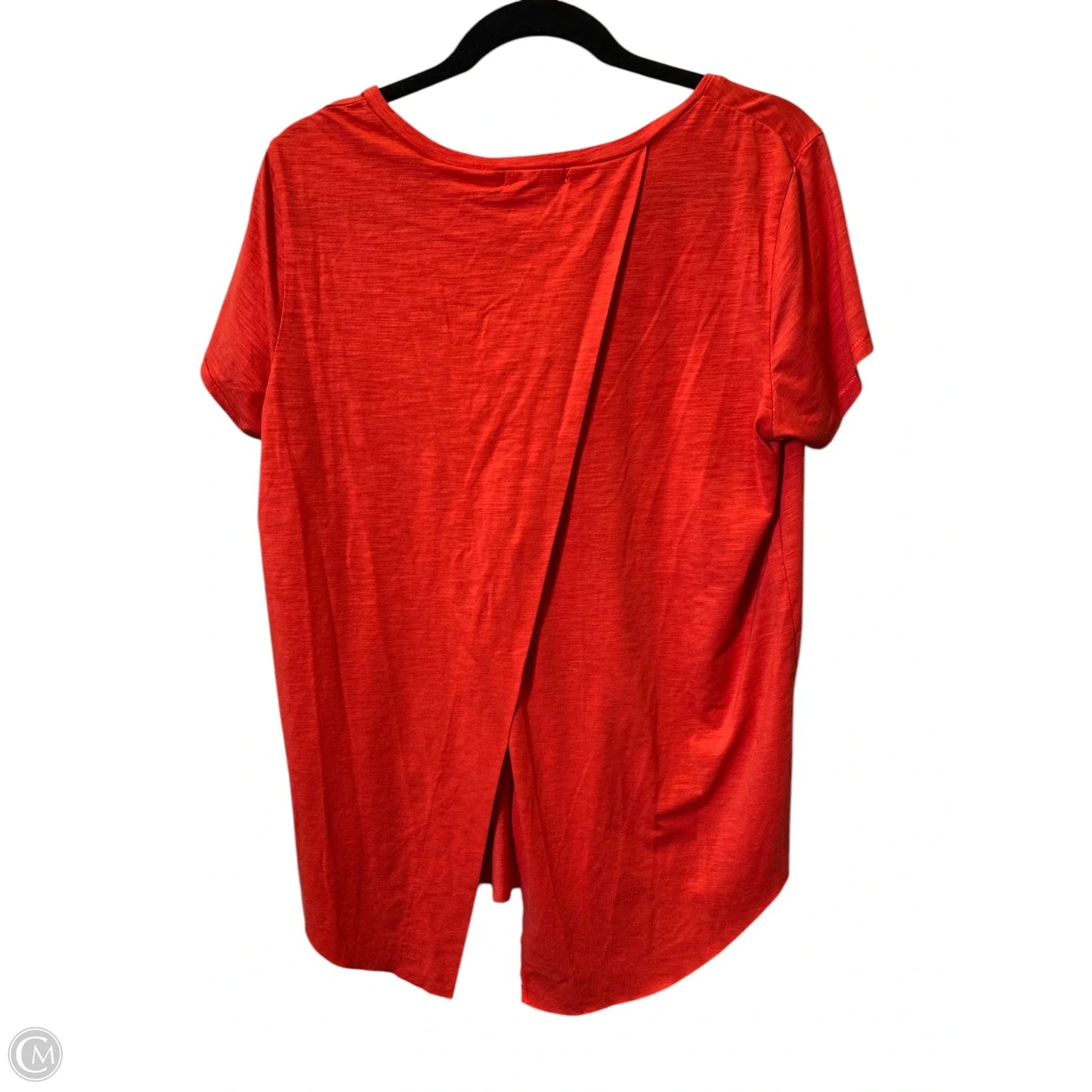 Athletic Top Short Sleeve By Clothes Mentor In Red, Size: M
