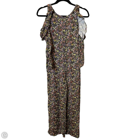 Jumpsuit By Mango In Floral Print, Size: Xs