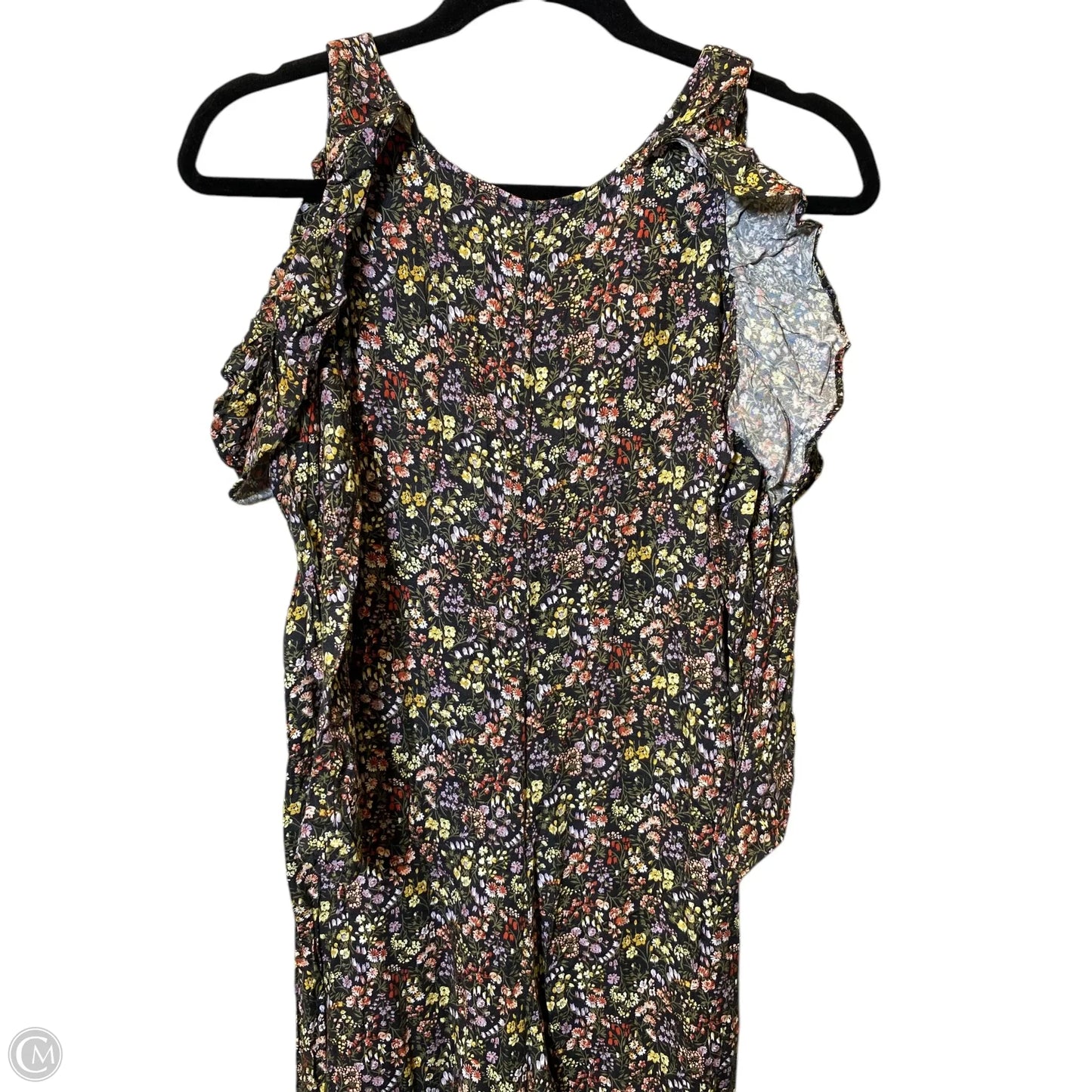 Jumpsuit By Mango In Floral Print, Size: Xs