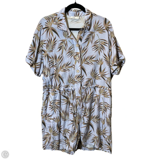 Romper By Cmc In Tropical Print, Size: Xl
