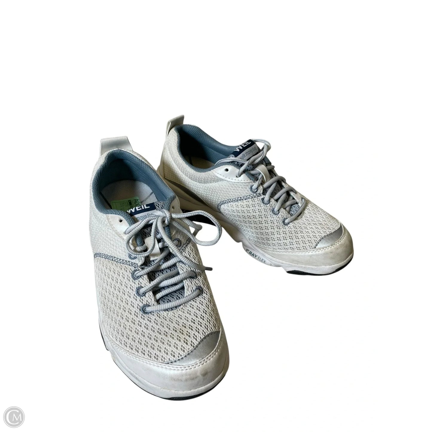 Shoes Athletic By Clothes Mentor In White, Size: 7.5