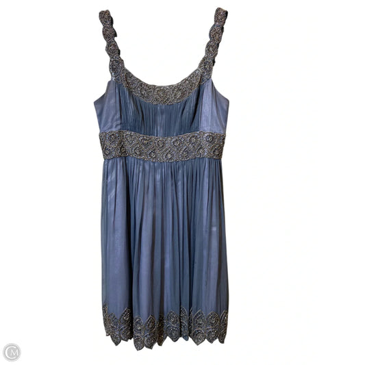 Dress Party Short By Adrianna Papell In Blue, Size: 8