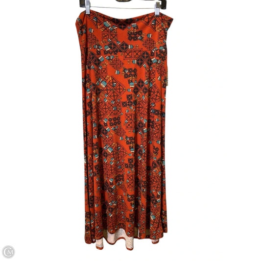 Skirt Maxi By Lularoe In Multi-colored, Size: Xl