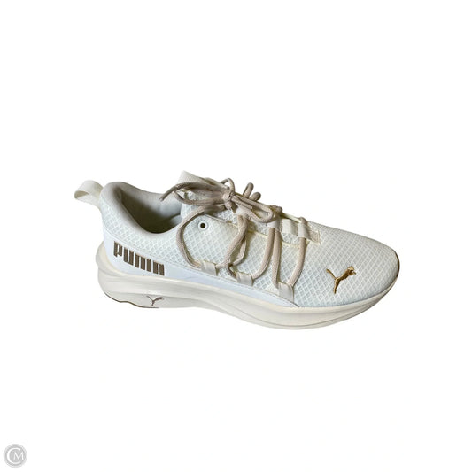 Shoes Athletic By Puma In Cream, Size: 9