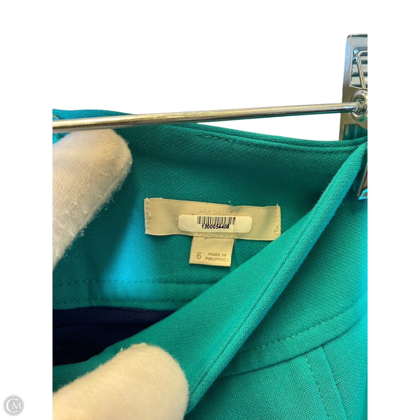 Skirt Midi By Ann Taylor In Teal, Size: S