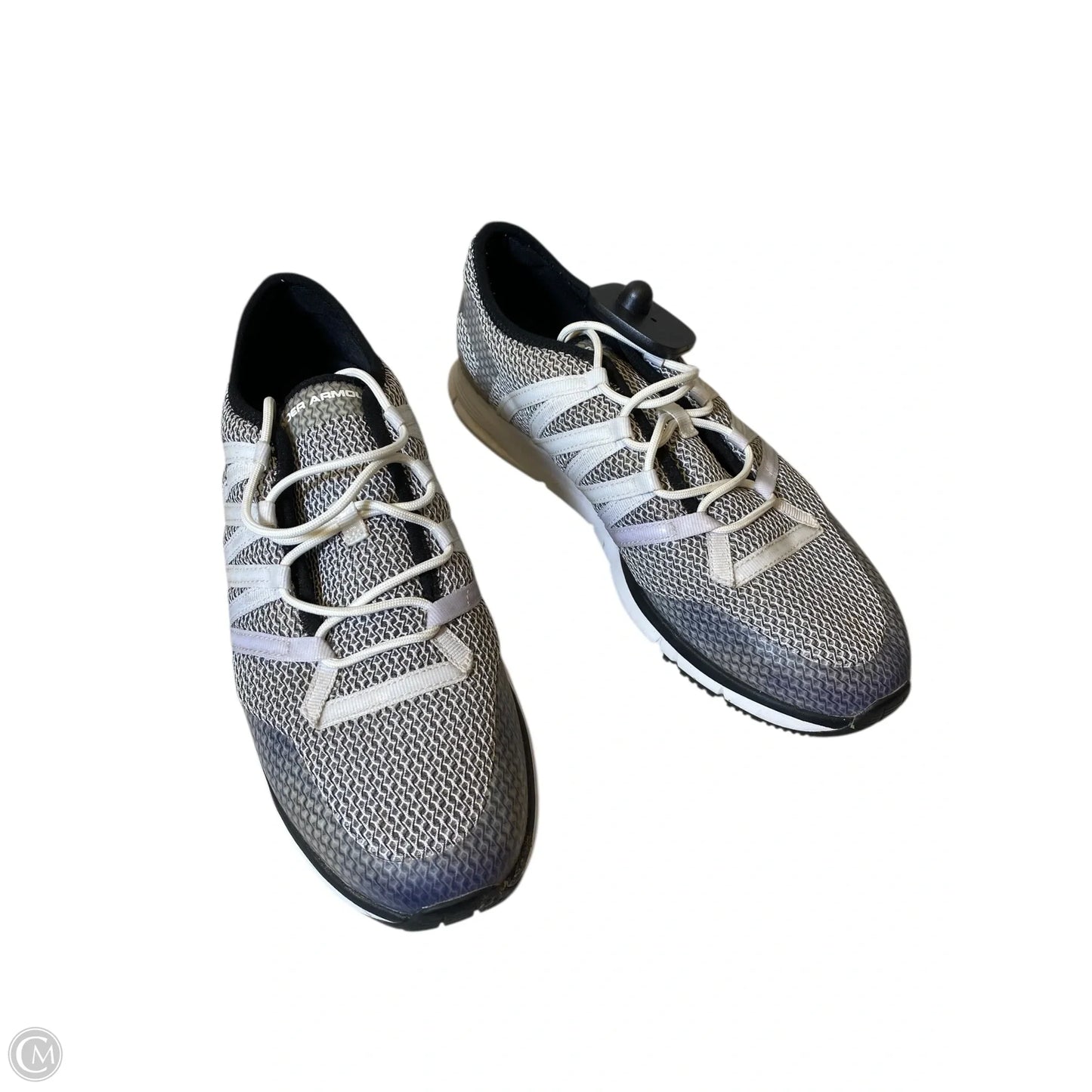 Shoes Athletic By Under Armour In Black & White, Size: 8.5