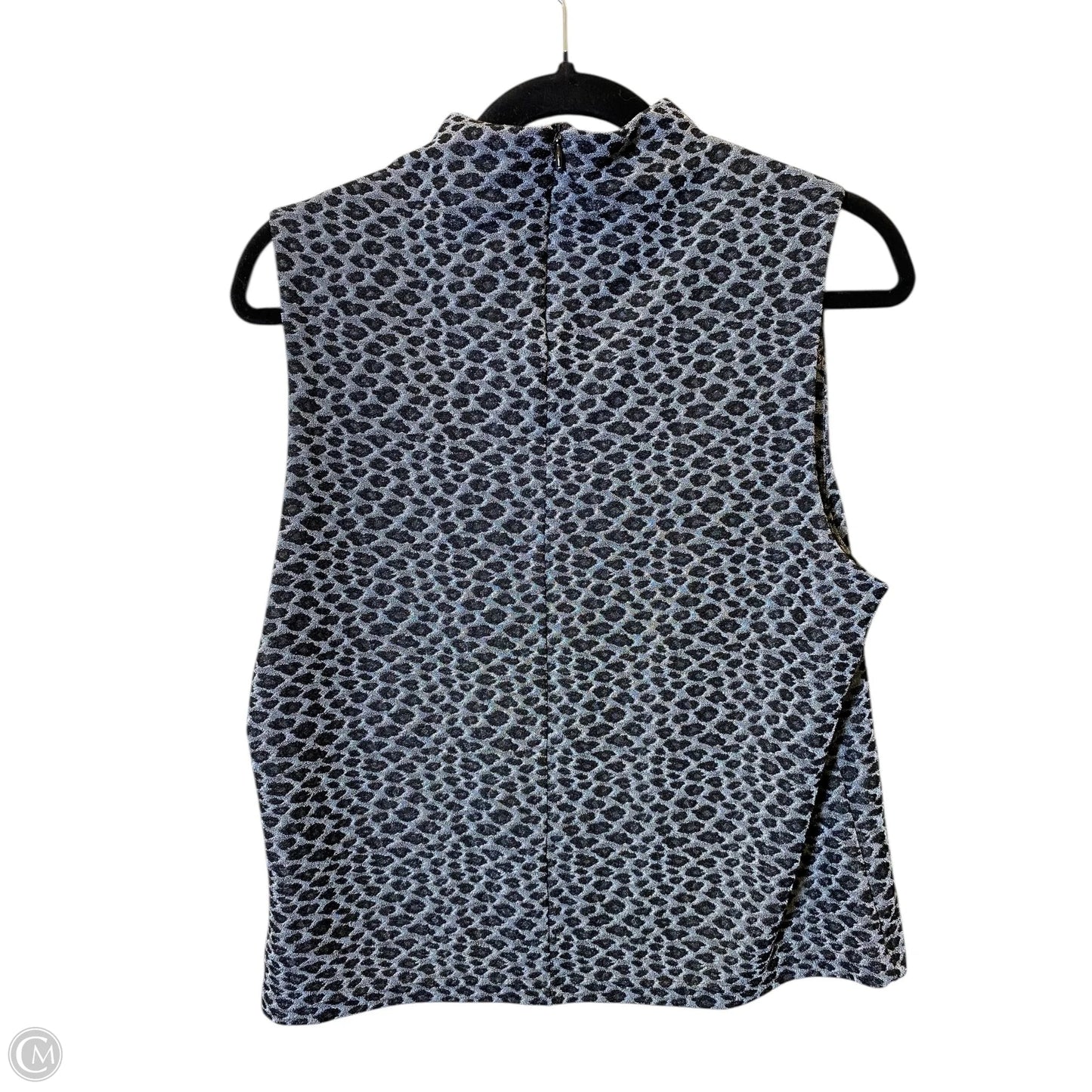 Top Sleeveless By Cynthia Maxx In Animal Print, Size: L
