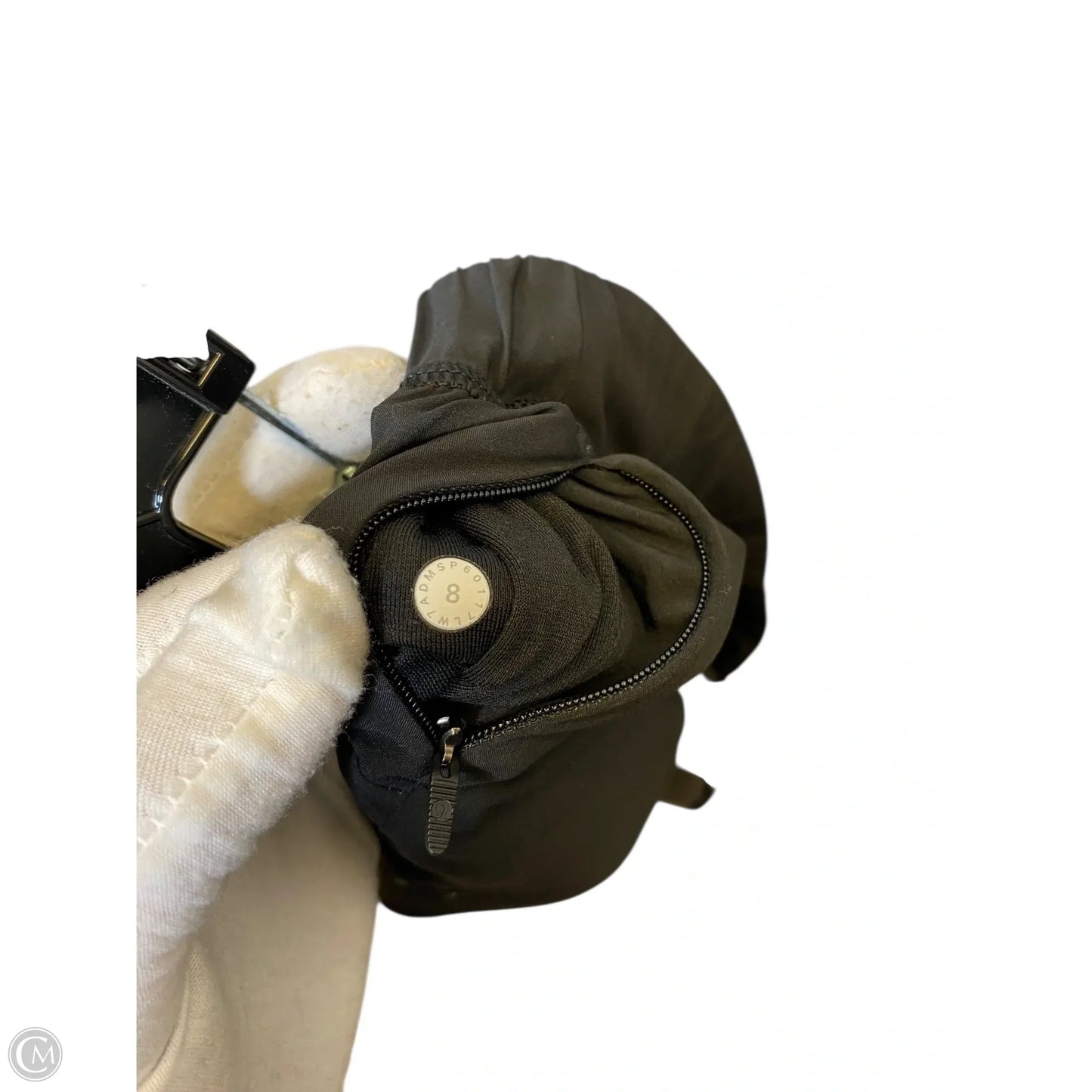 Athletic Shorts By Lululemon In Black & White, Size: 8