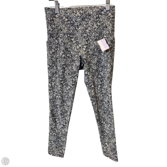 Athletic Leggings By Athleta In Black & Cream, Size: Xs